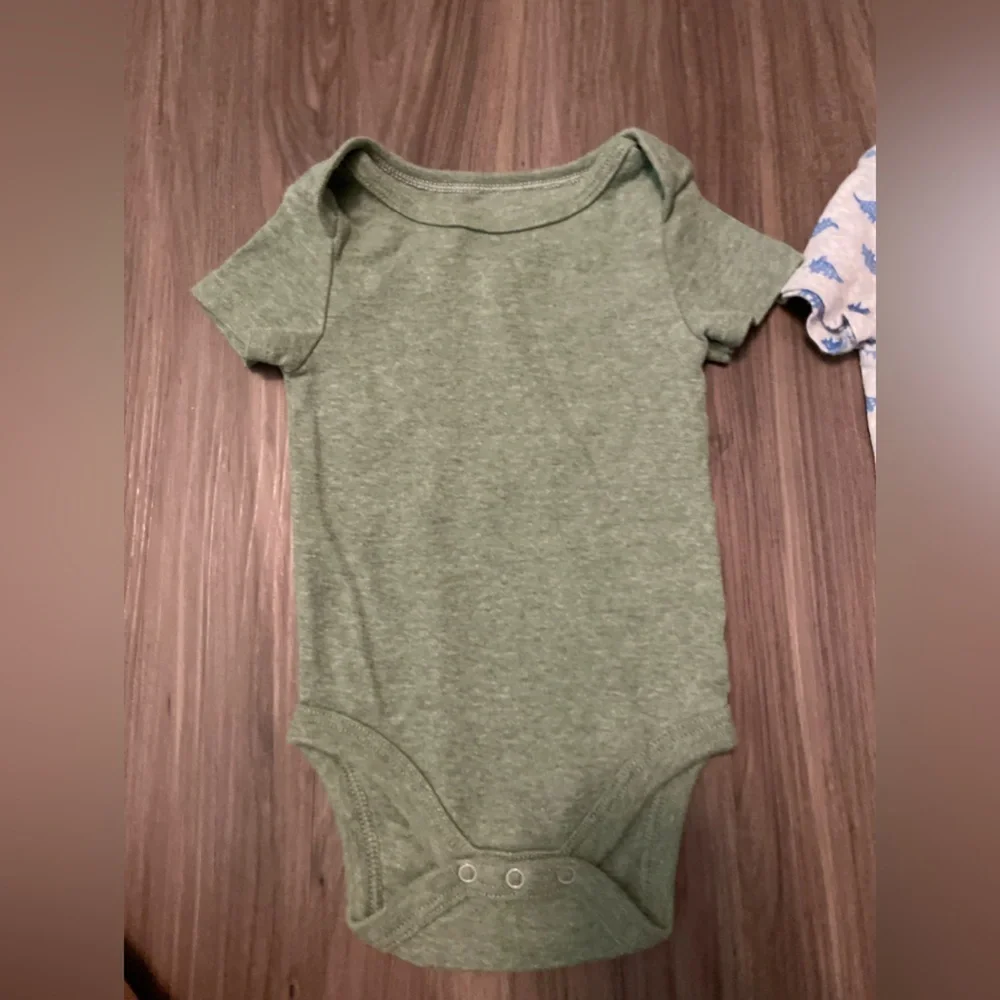 Cloud Island Bodysuits - Green, Blue, Gray size 3/6M